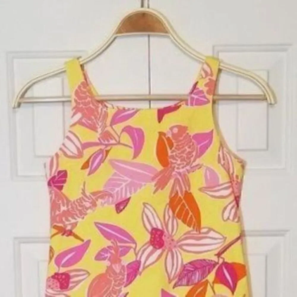 Lilly pulitzer girls' preppy pacific wing shift dress